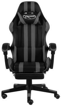 Spēļu krēsls VLX Gaming Chair, melna krās./pelēka krās.