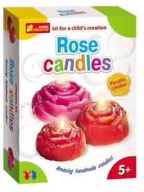 Sveču izgatavošanas komplekts Ranok Creative Roses, sarkana krās./rozā krās.