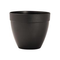 Puķu pods Plasticotto Touch 25-240, plastmasa, Ø 25 cm, melna krās./pelēka krās.