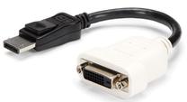 Адаптер StarTech DP2DVI 0065030830782 Displayport, DVI-D, 0.24 м, белый цв./черный цв.