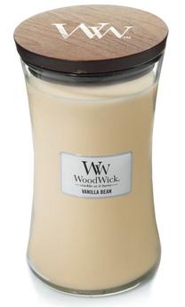 Žvakė, aromatinė WoodWick Vanilla Bean, 120 h, 609.5 g