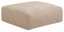 Pufas Cosmopolitan Design Matera Eden 4, tamsaus smėlio spalva, 80 cm x 100 cm x 36 cm