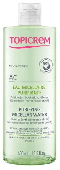 Мицеллярная вода Topicrem AC Purifying, 400 мл
