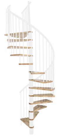 Sraigtiniai laiptai Minka Spiral Effect, 120 cm x 305.5 cm