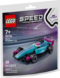 Konstruktorius LEGO® Speed Champions Mažas F1 ACADEMY™ bolidas 30734, 58 vnt.