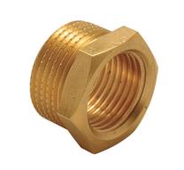 Tarpmovė TDM Brass 114, 1/2 colio - išorinis sriegis / 3/4 colio - vidinis sriegis, 3/4" x 1/2"