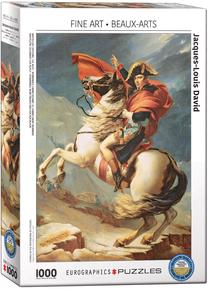 Dėlionė Eurographics Fine Art Jacques-Louis David Napoleon Crossing The Alps, 67.6 cm x 48.9 cm, 1000 vnt., įvairių spalvų
