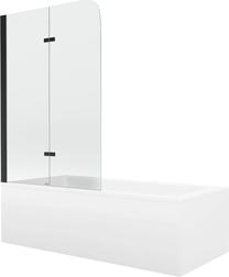 Vonia su sienele, laisvai pastatoma Mexen Cubik, 70 cm x 170 cm x 38 cm, stačiakampis, balta sp.