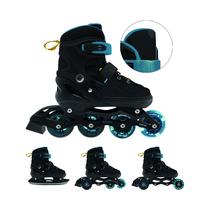 Riedučiai Spokey Quattro 4in1, mėlyna sp./juoda sp., 30-33