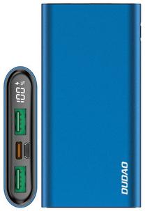 Lādētājs-akumulators (Power bank) Dudao, 10000 mAh, zila krās.