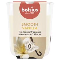 Žvakė, aromatinė Bolsius Smooth Vanilla, 25 h, balta sp./rusva sp.