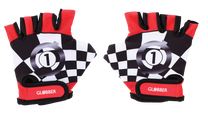 Велосипедные перчатки детские Globber Racing, черный цв./красный цв., XS