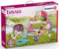 Rinkinys Schleich Glittering Flower House With Unicorns 42445, 59.9 cm, įvairių spalvų