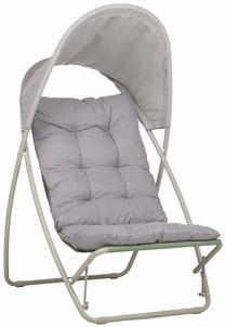 Lauko krėslas Home4you Piper 25912, smėlio sp., 130 cm x 63 cm x 142 cm