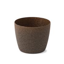 Gėlių vazonas Lamela Eco Coffee 674-86, plastikinis, 19 cm x 19 cm, Ø 19 cm, ruda sp.