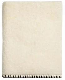 Vannas dvielis Homla Basic Luniva 247187, balta krās./brūngans krās., 130 cm x 70 cm