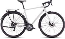 Dviratis gravel Cube Nuroad One FE, 28 ", XL rėmas, balta sp./žalia sp.