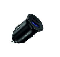 Adapteris Swissten Quick Charge 3.0, USB, juoda sp., 36 W
