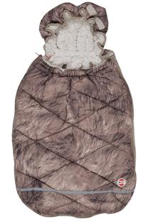 Žieminis miegmaišis kūdikiui Lodger Mini Bunker BotAnimal Nutty, ruda sp., 90 cm x 45 cm
