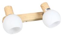 Valgusti lagi Jaan 2231-2_CH, E14, 2 x 40 W, valge v. / pruun v.
