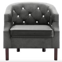 Krėslas VLX Armchair 247009, pilka sp., 64 cm x 65 cm x 65 cm