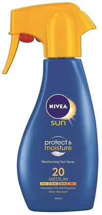 Purškiklis įdegio priežiūrai Nivea SPF20, 300 ml