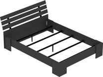 Lova viengulė Kalune Design Kutay, antracito sp., be čiužinio, su grotelėmis