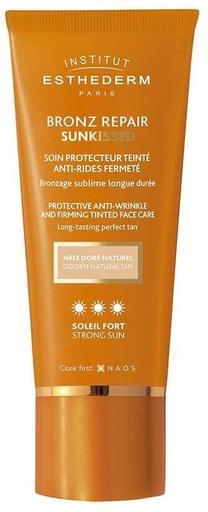 Skystas makiažo pagrindas Esthederm Bronz Repair Sunkissed Anti-wrinkle natural Gold, SPF 50, 50 ml
