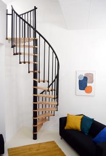 Sraigtiniai laiptai Minka BERLIN, 140 cm x 228 - 282 cm