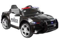Vaikiškas elektromobilis Lean Toys Police BBH0007, juoda sp.