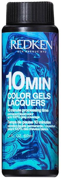 Kраска для волос Redken Color Gels Lacquers 10 Minute, brown smoke цв., 6ABn/6.19, 180 мл