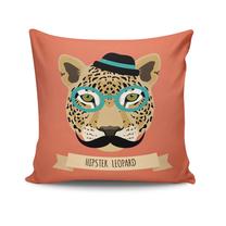 Dekoratyvinės pagalvėlės užvalkalas Mioli Decor NKRLNT-088, oranžinė sp./įvairių spalvų, 43 cm x 43 cm