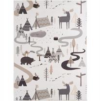 Ковер комнатные Ayyildiz Coco Forest Adventure, серый цв./коричневый цв./бежевый цв., 230 см x 160 см
