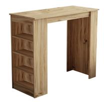 Baro stalas Kalune Design ST1 KE, šviesiai ruda sp., 120 cm x 51.6 cm x 101.8 cm
