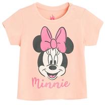 Футболка с короткими рукавами лето, для младенцев Cool Club Minnie Mouse LCG2803239, oранжевый цв./розовый цв., 68 см