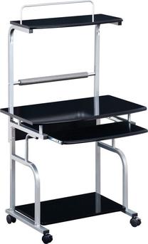 Sülearvutilaud Techly, 80 cm x 69 cm, 135 cm, must v.