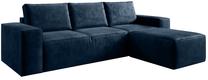 Kampinė sofa Silla Nube 40, tamsiai mėlyna sp., dešininė, 204 x 302 cm x 95 cm