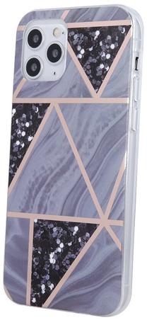 Чехол для телефона TelForceOne Geometric Marmur Graphite, фиолетовый цв., Xiaomi