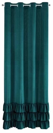 Naktinė užuolaida Megi, tamsi turkio sp., 140 cm x 250 cm