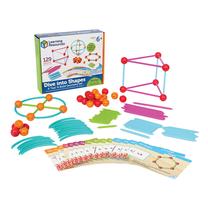 Salmiņu konstruktors Learning Resources Dive Into Shapes Sea And Build 1773, 129 gab., daudzkrāsaina