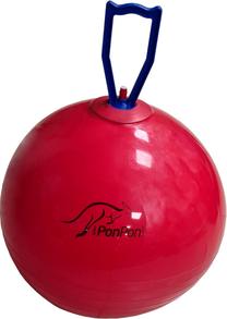 Lēkāšanas bumba Pezzi Pon Pon Normal 2601002D0053000A, sarkana krās., 53 cm