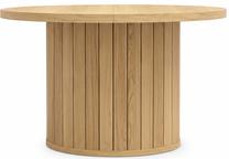 Kafijas galdiņš Akord Furniture Factory Nubo, natūralus, 60 cm x 60 cm x 45 cm
