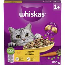 Sausā kaķu barība Whiskas, 0.8 kg