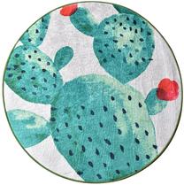 Vonios grindų kilimėlis Foutastic Green 359CHL1228, įvairių spalvų, 100 cm x 100 cm, Ø 100 cm