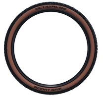 Dviračio padanga Schwalbe Smart Sam HS624, guma, juoda sp./bronzos sp., 29", 2.35"