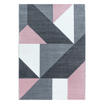 Ковер комнатные Ayyildiz Ottawa Geometric, белый цв./серый цв./розовый цв., 200 см x 140 см