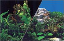 Akvārija fons Zolux Black Plants, daudzkrāsaina, 40 cm