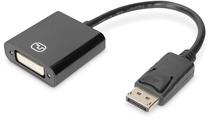 Adapteris Digitus DisplayPort - DVI-I DB-340414-001-S Displayport, DVI, 0.15 m, melna krās.