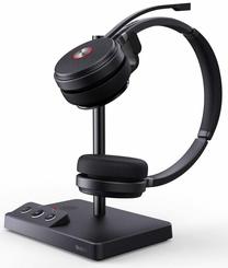 Belaidės ausinės Yealink Wh62 Dual UC, juoda sp.