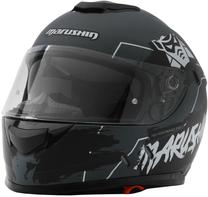 Motocikla ķivere Marushin 889 Comfort Warrior, XL, balta krās./melna krās.